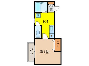 ハウスキャピタルⅡの物件間取画像